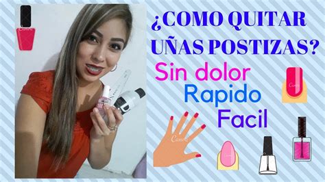 Como quitar uñas postizas Fácil y sin dolor YouTube