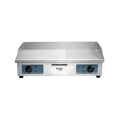 Electric Griddle Hot Plate Half Plane 4 4Kw Model 822A BlendArt