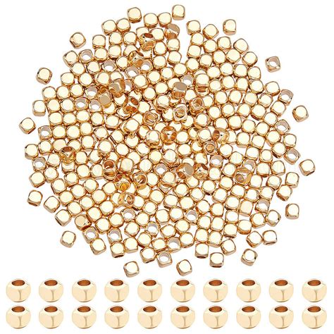 Wholesale Nbeads Pcs Real K Gold Plated Beads Pandahall