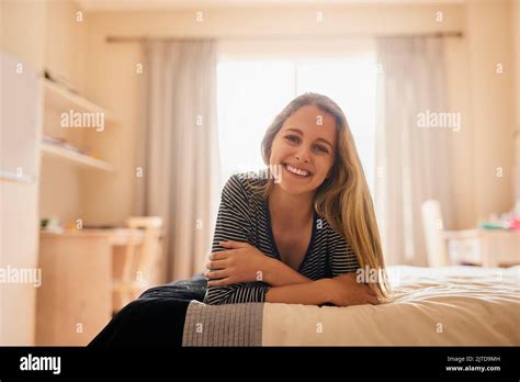 Pretty Blonde Woman In Bed Hi Res Stock Photography And Images Alamy