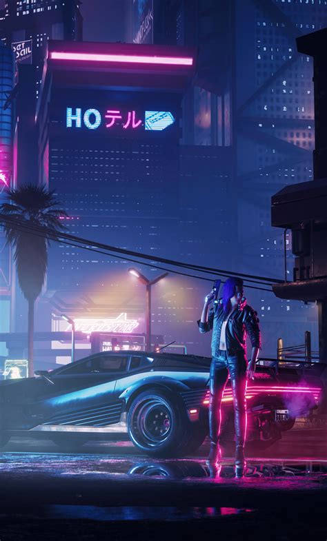 1280x2120 Cyberpunk 2077 Neon City 4k Iphone 6 Hd 4k Wallpapers