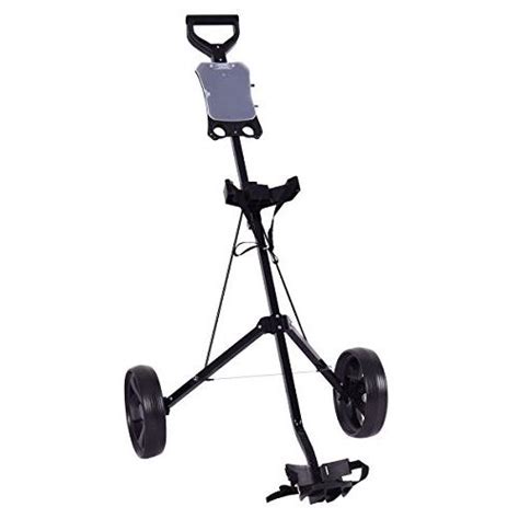 Tangkula Golf Cart Foldable 2 Wheel Push Pull