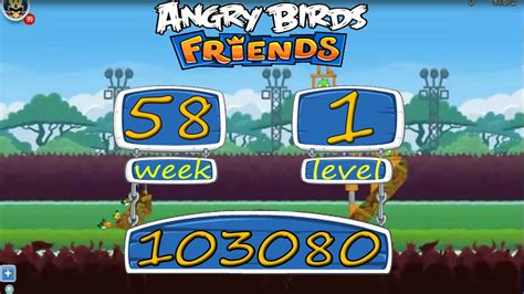 Angry Birds Friends Tournament Week 58 Level 1 High Score 103 K Weekly