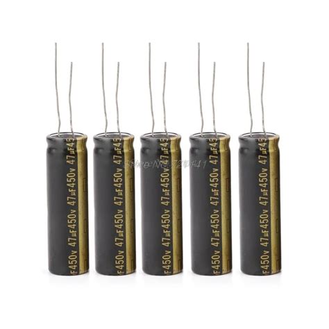 Electrolytic Capacitor 450v 47uf Volume 10x50mm Lcd Tv Led Capacitor In Filters From Electronic