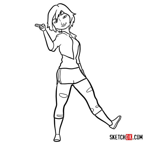 How To Draw Go Go Tomago In Her Regular Outfit Big Hero 6 Characters