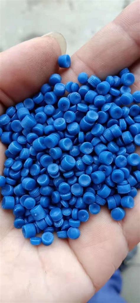 HDPE Resin Pellet Dana Recycled Blow Grade HDPE Blue Drum Granules