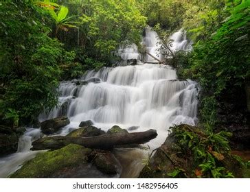 Waterfalls During Rainy Season Thailand Beautiful Stock Photo ...