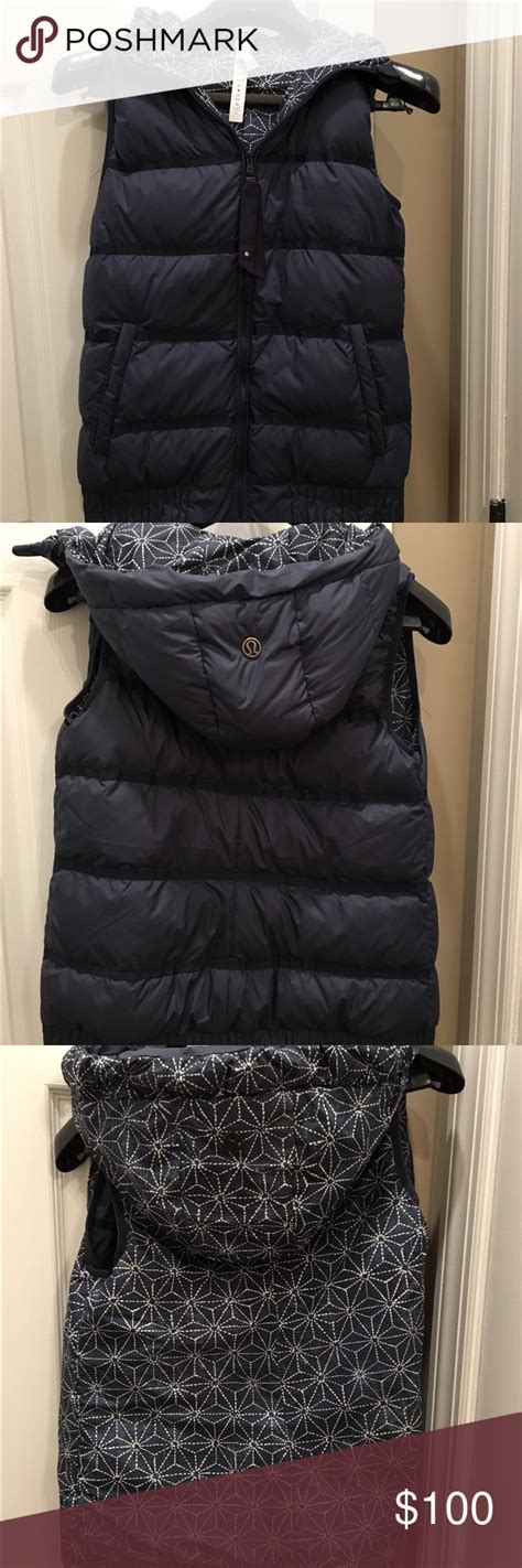 Lululemon Reversible Hooded Down Vest Down Vest Vest Clothes Design