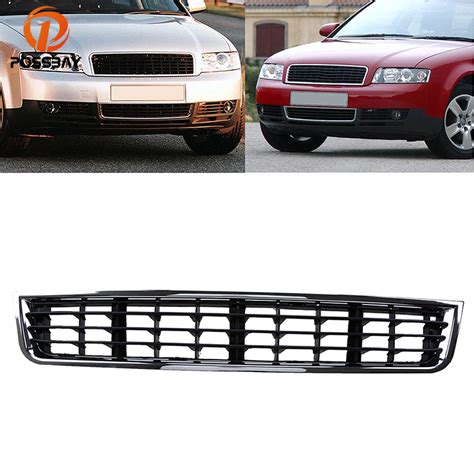 Possbay Car Front Lower Bumper Center Grille Grill Cover For Audi A B