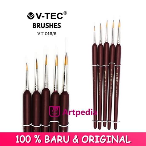 Jual V Tec Brush Vt Set Kuas Lukis Set Kuas V Tec Di Lapak