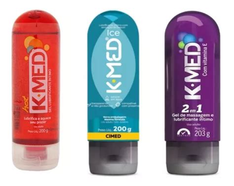Kit Gel Lubrificante K Med G Unidades Sabor Ice Hot Neutro Mercadolivre