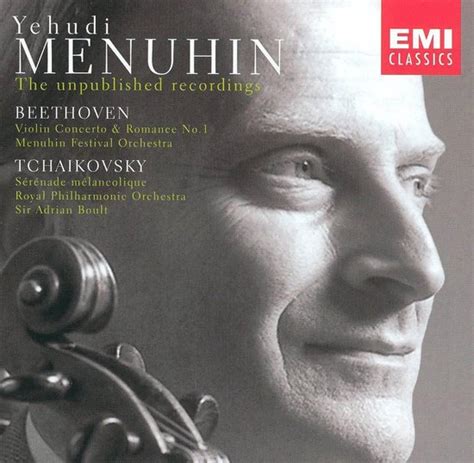 Beethoven Violin Concerto Yehudi Menuhin Cd Album Muziek Bol