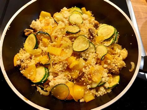 Couscous Pfanne Mit Paprika Und Zucchini Von Domme Chefkoch