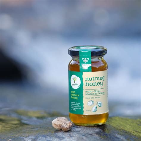 Raw Unprocessed Wild Honey With Natural Extracts Nutmeg Honey Last