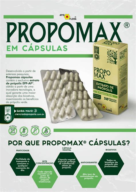 Extrato de Própolis Verde em Cápsulas PROPOMAX