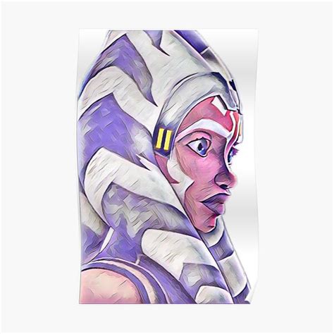 Ahsoka Tano ~ Clone Wars Season 7 Poster By Lotr Fan Redbubble