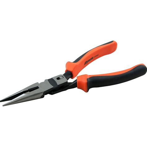 Dynamic Tools 8 Inch High Leverage Long Nose Pliers Comfort Grip Handle The Home Depot Canada