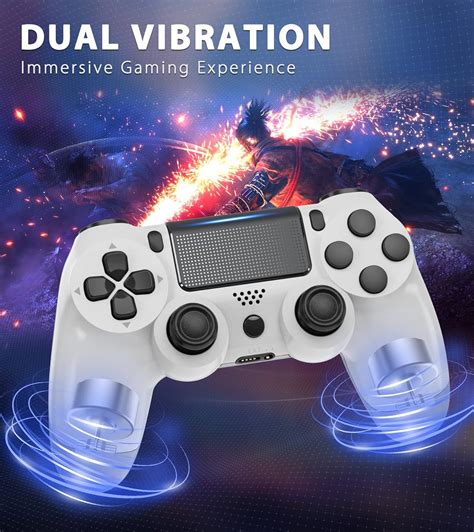 Wireless PS4 Controller, Rechargeable Playstation 4 Controller Remote ...