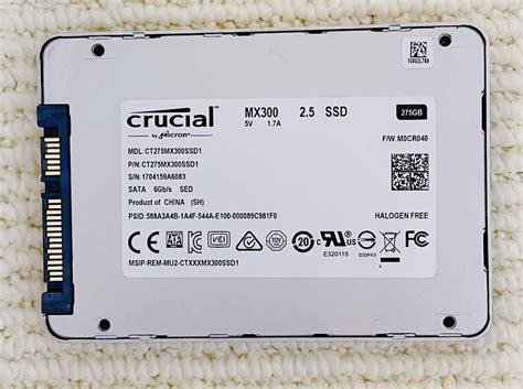 Yahoo オークション CT418 Crucial MX300 5V 1 7A 275GB 2 5 SATA SE