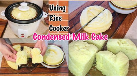 How To Make Condensed Milk Cake No Oven Lutong Pinoy Youtube