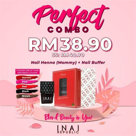 Inai Republic Wudhuk Friendly Beauty Personal Care Hands Nails On