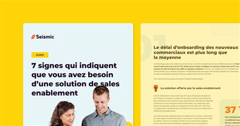 Guide Signes Qui Montrent Quune Solution De Sales Enablement Est