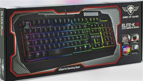 Bon Plan Clavier Gaming Filaire Spirit Of Gamer Elite K40 Noir 12