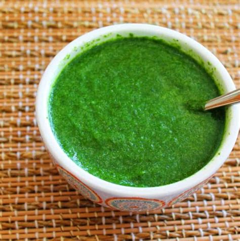 Coriander Mint Chutney Green Chutney Dhaniya Pudina Ki Chutney