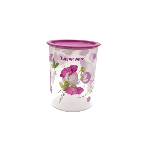 Tupperware Royale Bloom One Touch Canister Junior L Shopee