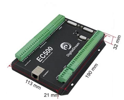 PLACA CONTROLADORA CNC EC500 PARA 6 EIXOS C PORTA ETHERNET Prado