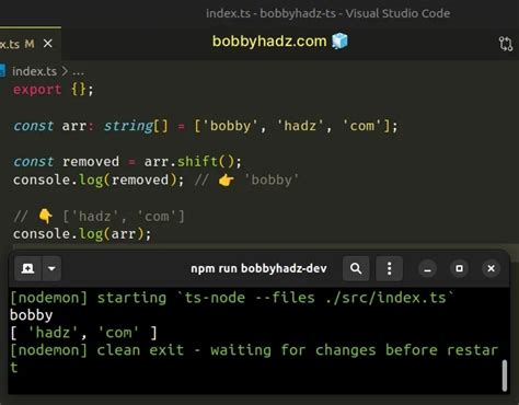 Remove Element S From An Array In Typescript Bobbyhadz