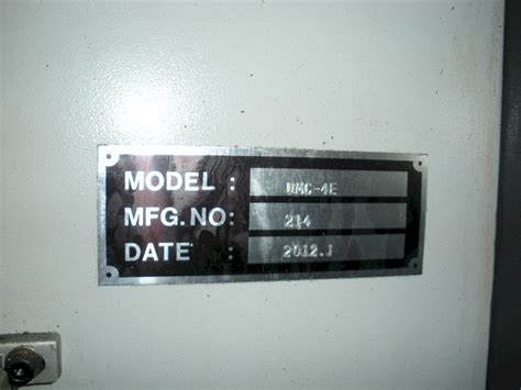 Dynapath Model DMC-4E 4-Axis CNC Vertical Bed Mill, S/N 214, New 2012 ...