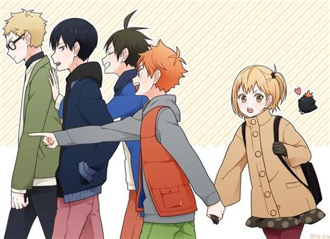 First Years Tsukishima Yamaguchi Kageyama Hinata Yachi San