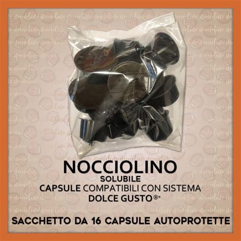 Nocciolino Solubile Compatibili Dolce Gusto Capsule Autoprotette