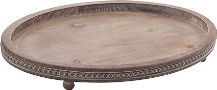 Amazon Festwind Decorative Tray Oval Wooden Tray For Coffee Table