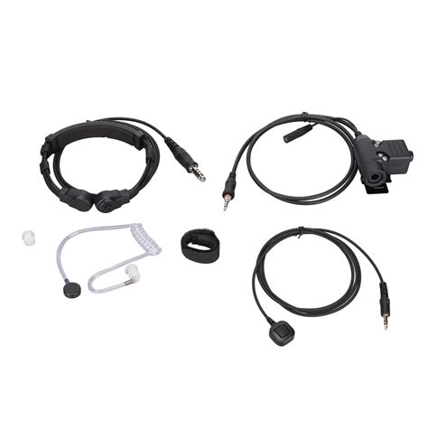 U Finger Mic Ptt Mm Headset U Ptt Throat Mic Headset For Yaesu