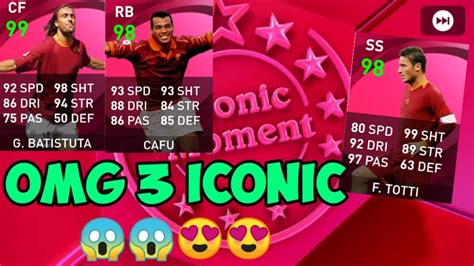 Iconic Moment Roma Lucky Day Pes Iconic Pack Opening Iconic