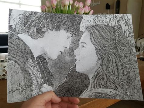 Romeoandjuliet My Latest Drawing Drawings Creation Romeo And Juliet