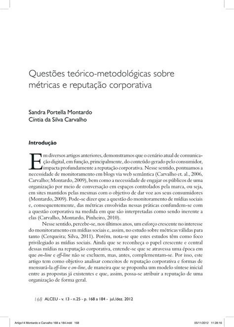 PDF Questões teórico metodológicas sobre métricas e reputação