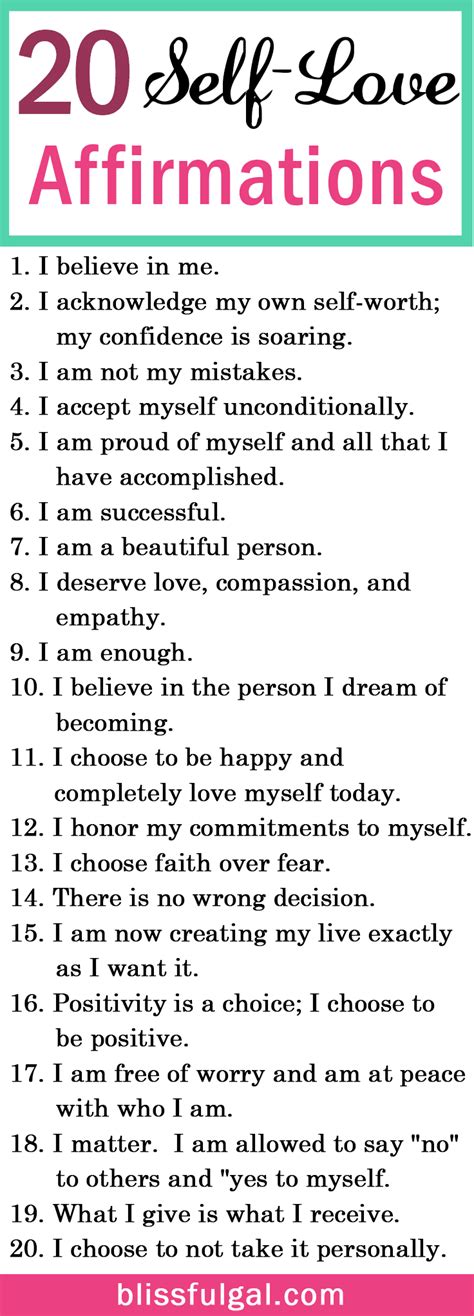 How To Write Affirmations For