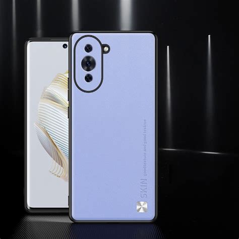 Простой и стильный кожаный чехол для Huawei Nova 10 (Хуавей Нова 10 ...