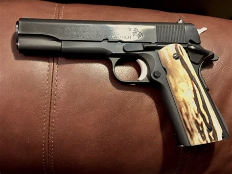 Value Of 1911 Stag Grips 1911 Firearm Addicts