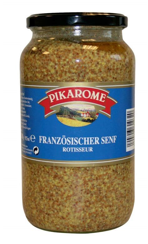 Pikarome Französischer Senf Rotisseur körnig 925ml Amazon de