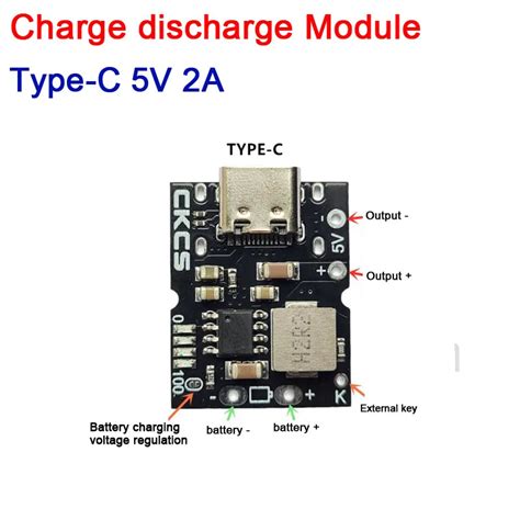 Type C Usb V A S Single String Lithium Battery Charge Discharge