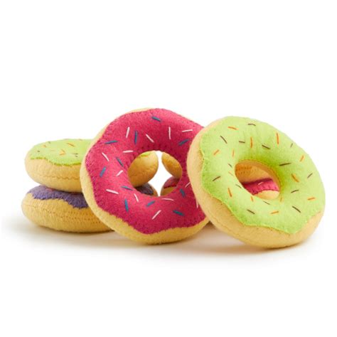 Развивающий игровой набор продуктов из фетра FoodBoxToys "Пончики ...