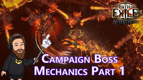 Explaining All Path Of Exile Campaign Unique Boss Mechanics Part 1