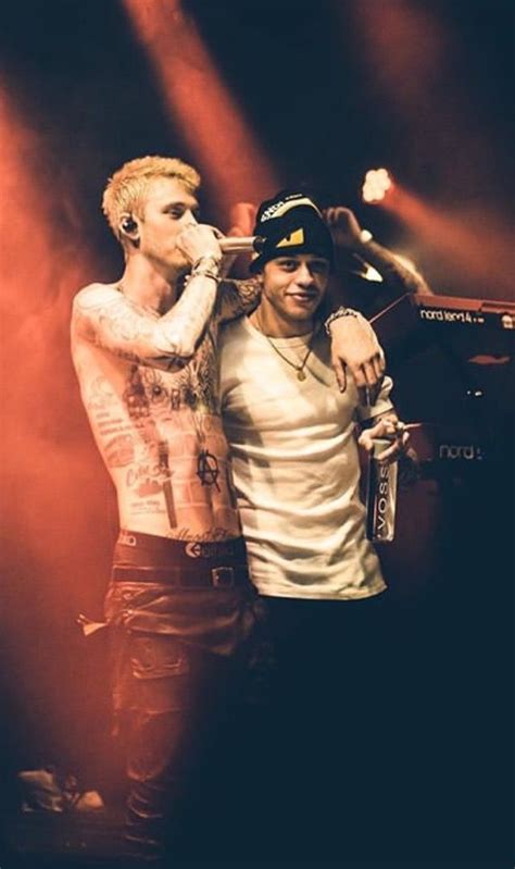 Mgk And Pete Davidson Pretty Men Rappers Comedians Colson Baker Hot