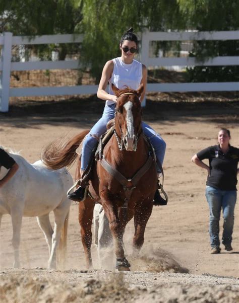 Kendall Jenner: Horseback Riding in Santa Clarita -07 - GotCeleb