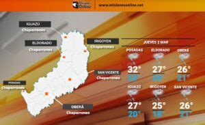 Tiempo En Misiones Jueves Con Lluvias Y Con Una Temperatura M Xima De