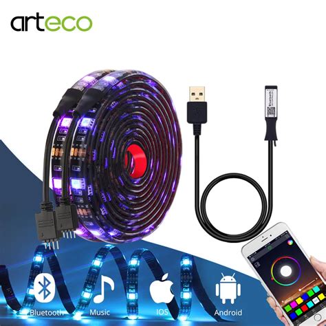 Bluetooth Control USB Led Strip SMD 5050 RGB Led Strip Light USB